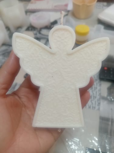 Customer photo review of Molde Ángel Comunión para Vela 3D
