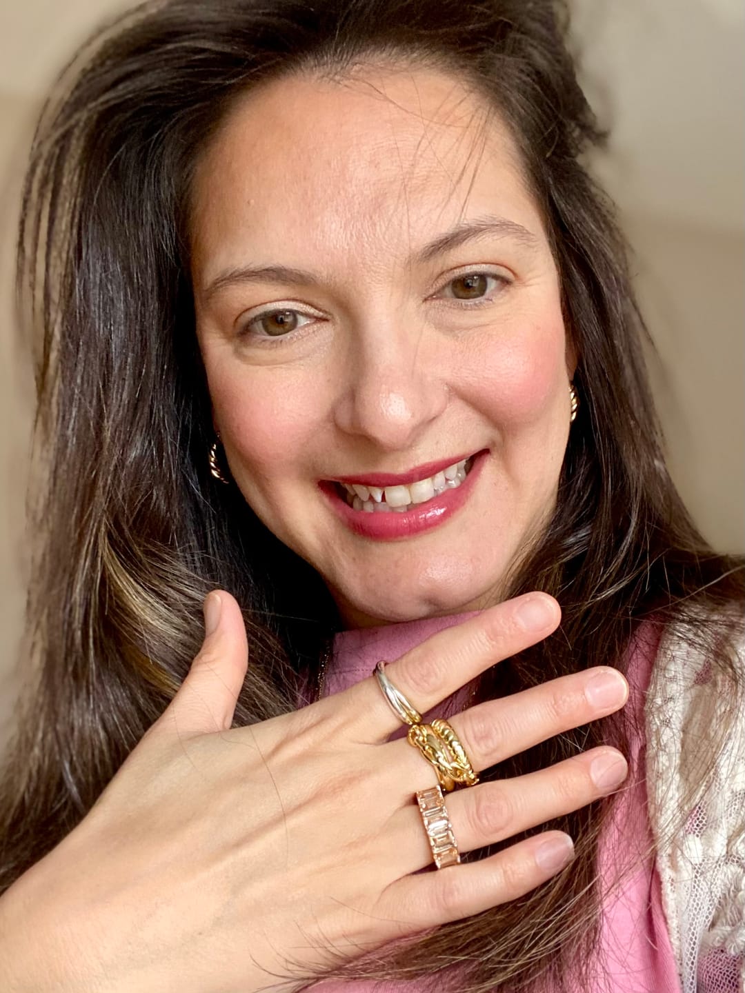 Customer photo review of Triplet Ring