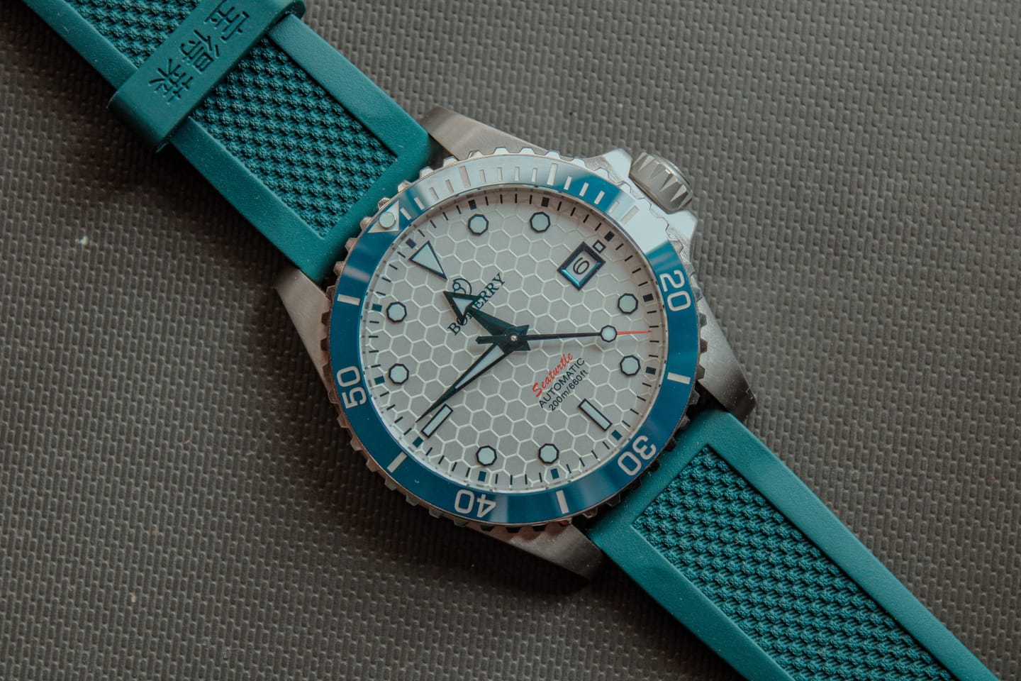 Customer photo review of SEATURTLE.OCEAN(TITANIUM) - Automatic Titanium Diver Watch | Arctic/Ti-bracelet