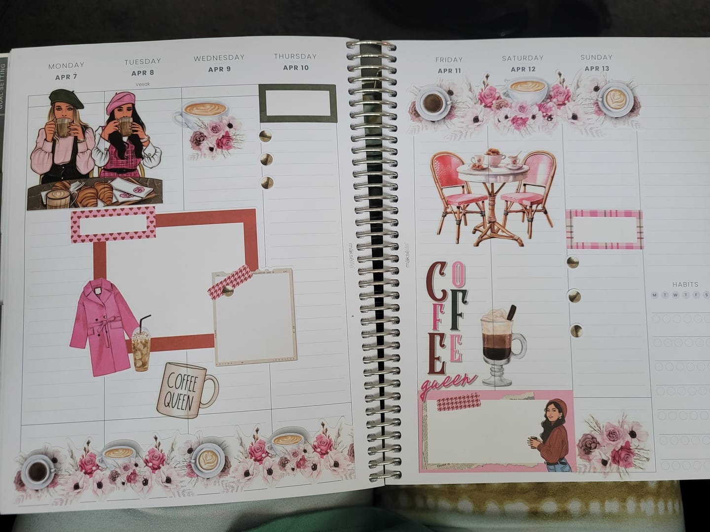 Customer photo review of Coffee Queen #2 Sticker Book