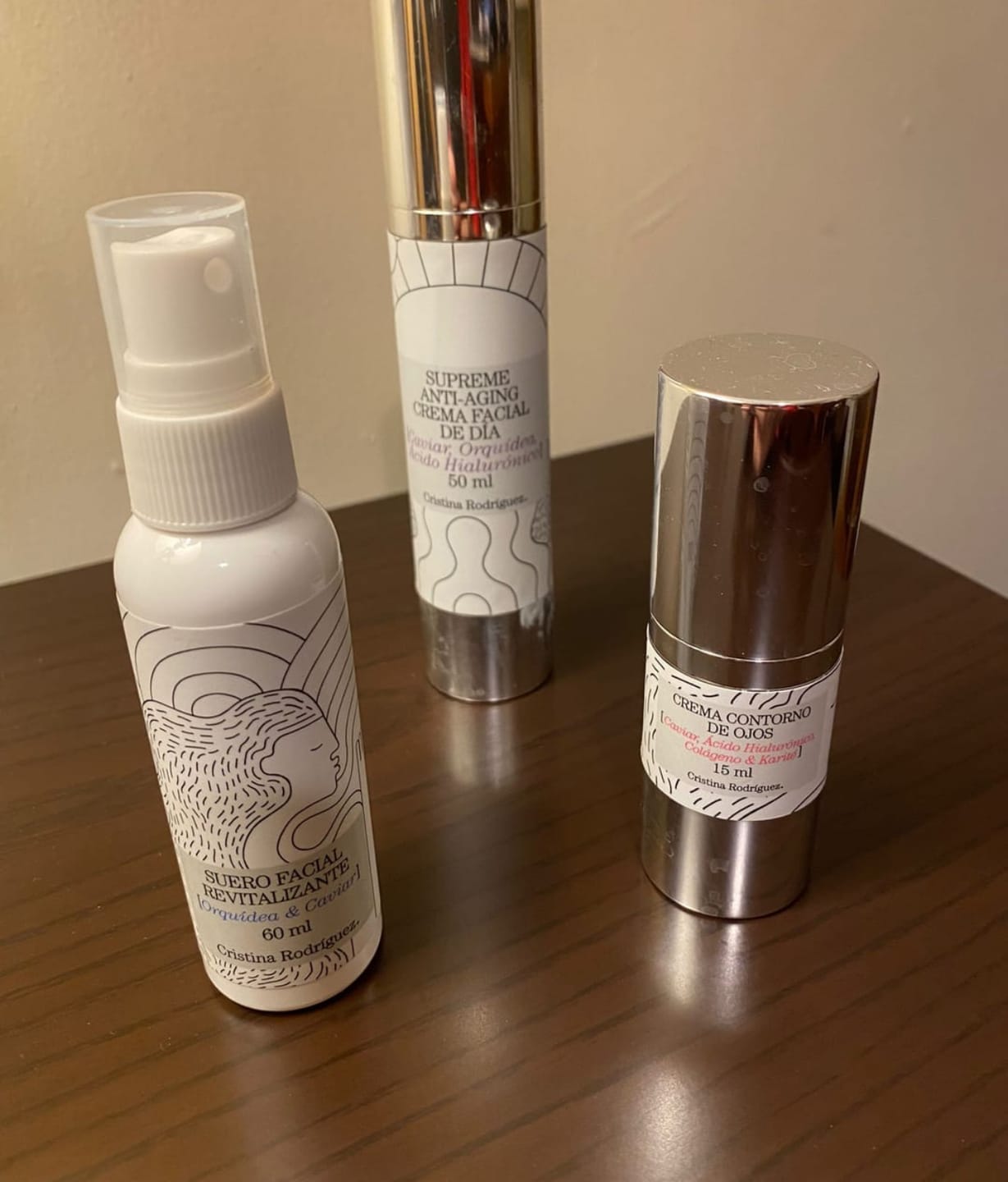 Customer photo review of Crema Facial de Día Supreme