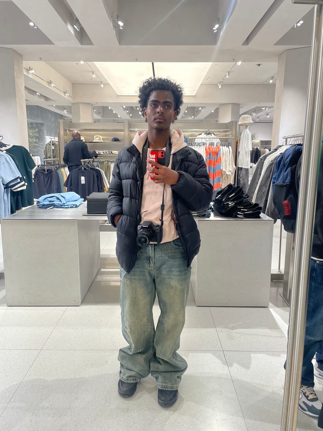 Customer photo review of Aelfric Eden Baggy Jeans