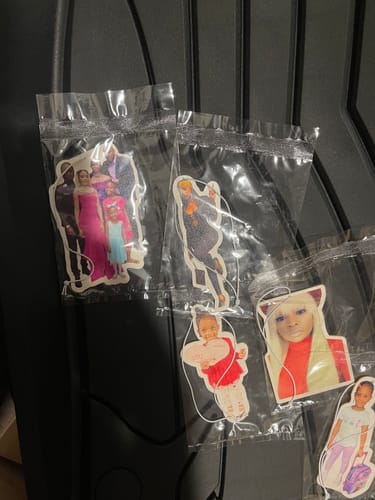 Customer photo review of Custom Car Air Freshener