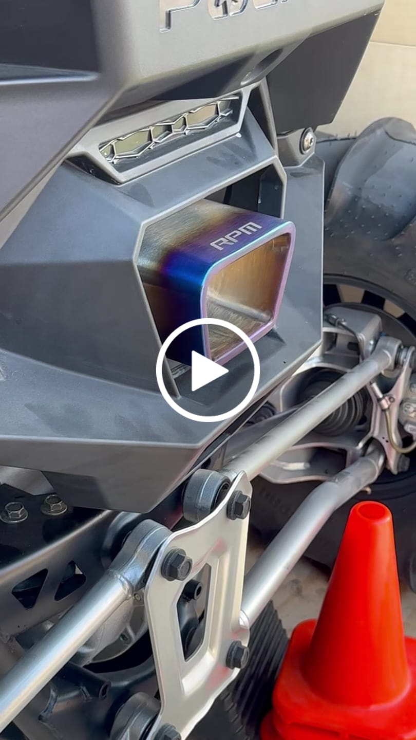 Customer video review of RPM RZR Pro R 3" Race Pipe With 3" RPM Tip / Race Muffler / Muffler Delete