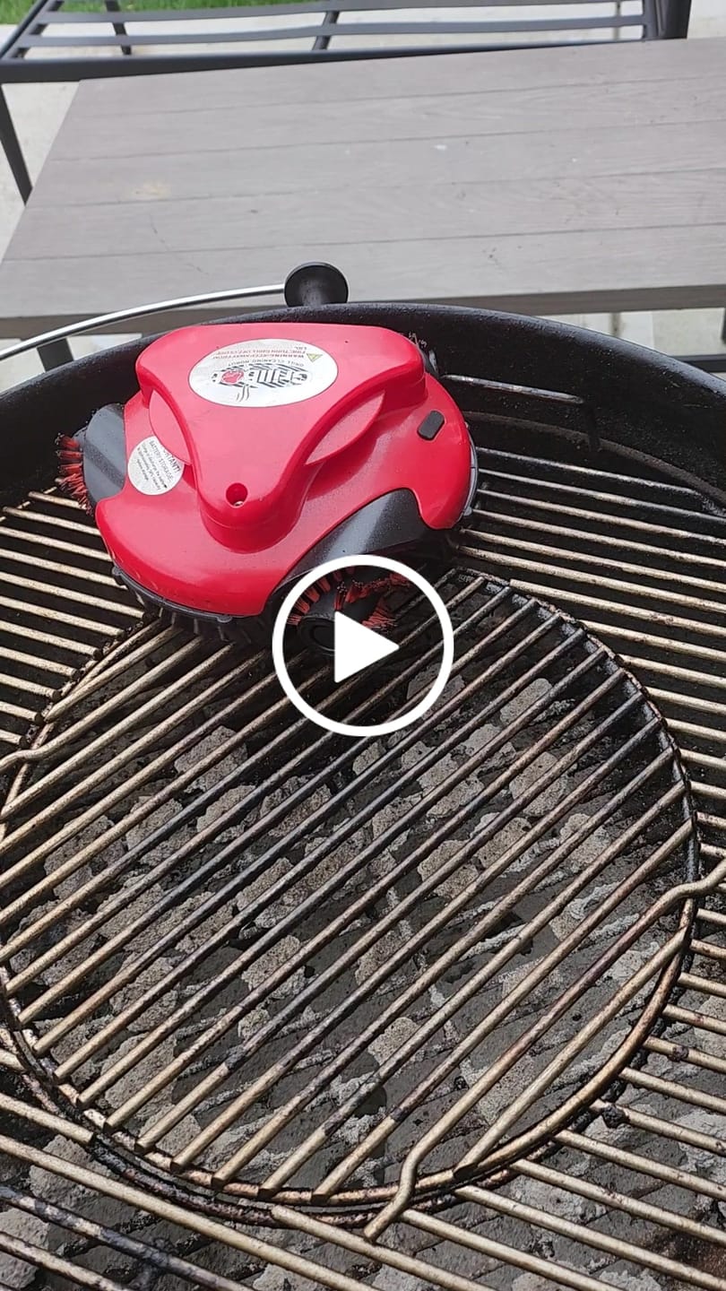 Customer video review of Grillbot Grill Cleaning Robot