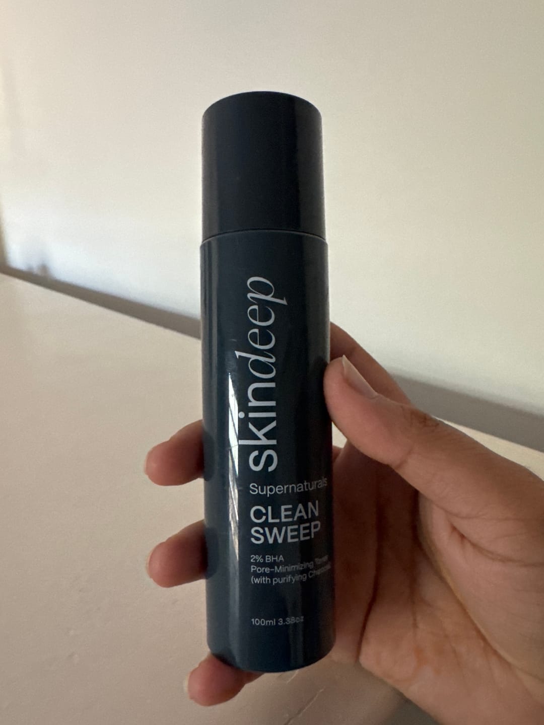 Customer photo review of CLEAN SWEEP - 2% BHA Pore-Minimizing Toner (w/ purifying Charcoal)