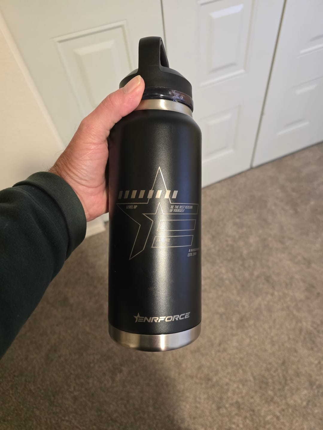 Customer photo review of Enrforce Rambler Water Bottle
