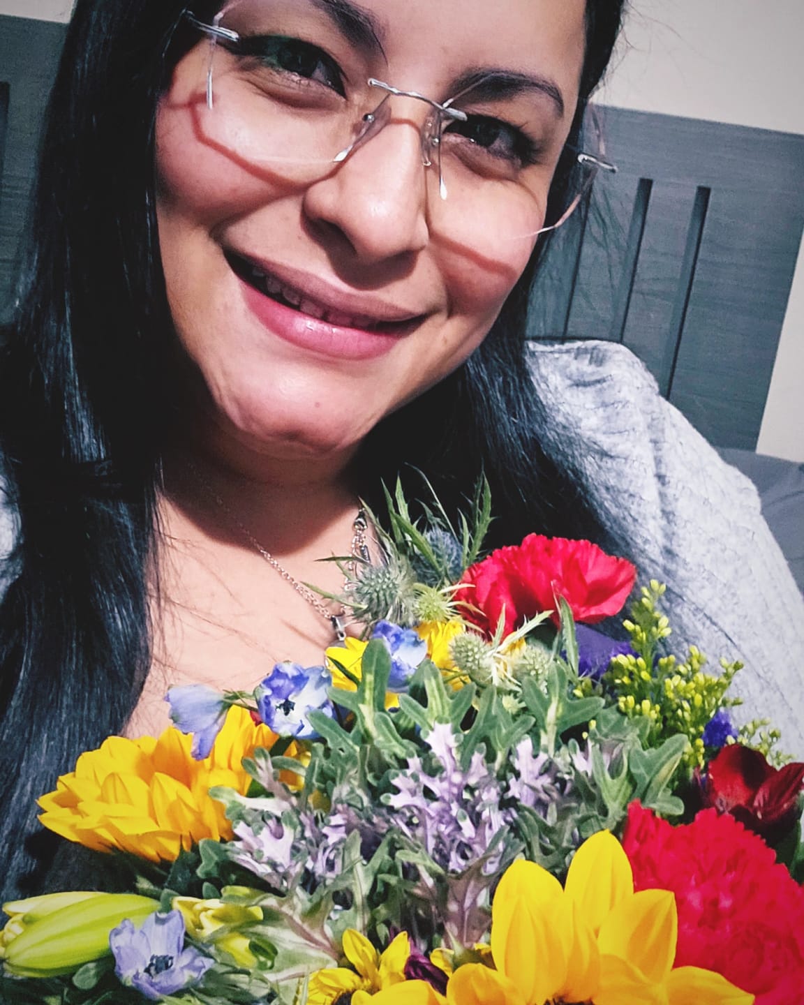 Customer photo review of Laura Eyeglasses