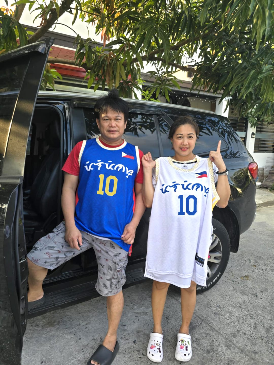 Customer photo review of Philippines Custom Basketball Jersey