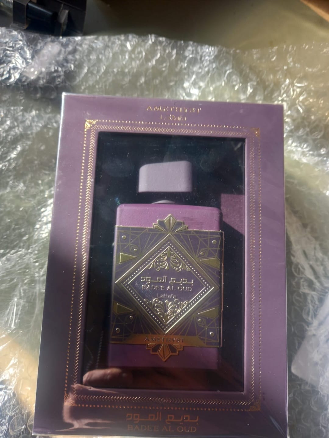 Customer photo review of BADE'E AL OUD AMETHYST 100ML - LATTAFA
