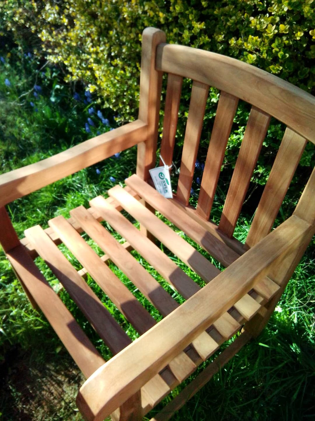 Customer photo review of Ex-Display Teak Hardwood Armchair