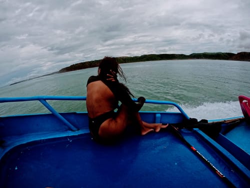 Customer photo review of Luna Long Sleeve Swimwear