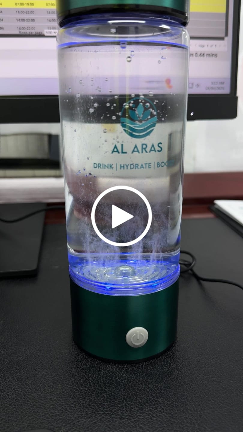 Customer video review of Hydrogen Water Bottle - Free eBook
