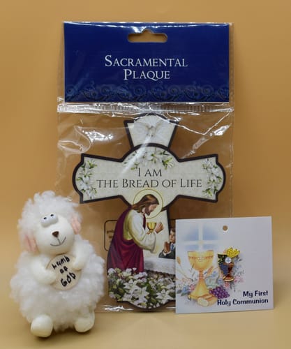 Customer photo review of First Communion Wall Cross - Girl