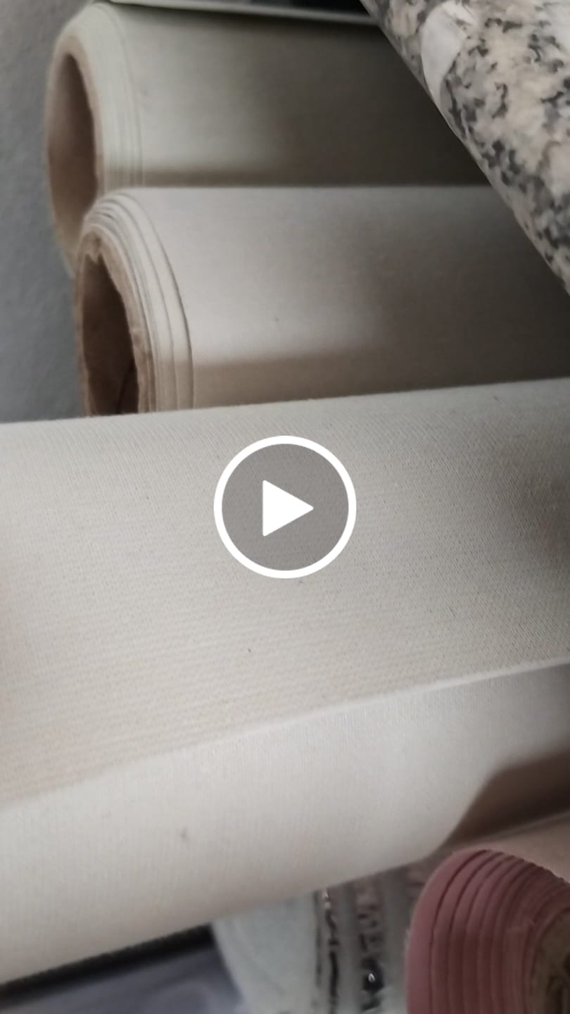 Customer video review of DUNA 0.9MM FUNDO MALHA COR BRANCO