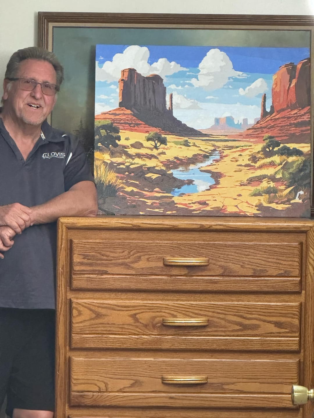 Customer photo review of Monument Valley Painting by Numbers
