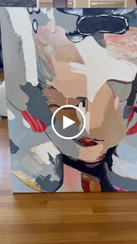 Customer review photo for Colorful Painting #CA048
