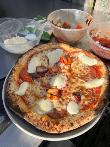Customer photo review of Sourdough Pizza Bases