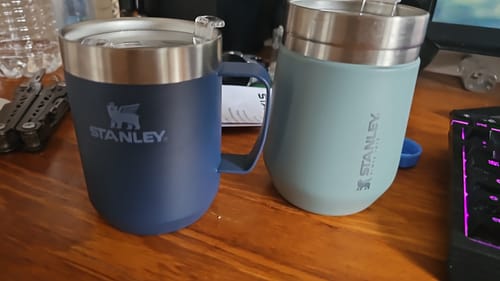 Customer photo review of Stanley Classic Mug Kamp Bardağı Lacivert 0.23 L