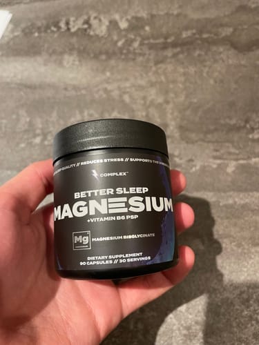 Zákaznická recenze s fotkou produktu Sleep Magnesium