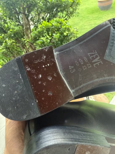 Customer photo review of Wholecut Oxford  - Black Lace up