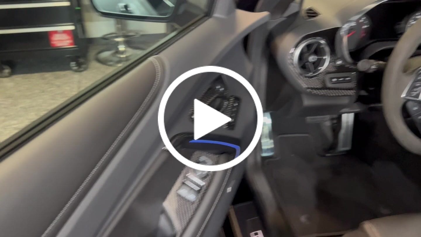 Customer video review of 2016-2024 Camaro Real Carbon Fiber Interior Door Panel Chrome Trim Cover