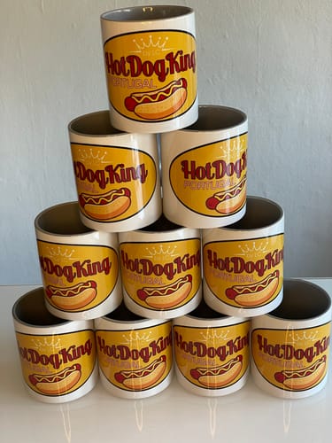 Customer photo review of TassenExpress - Becher Keramik Tasse mit Logo bedruckt 325ml Firmenlogo