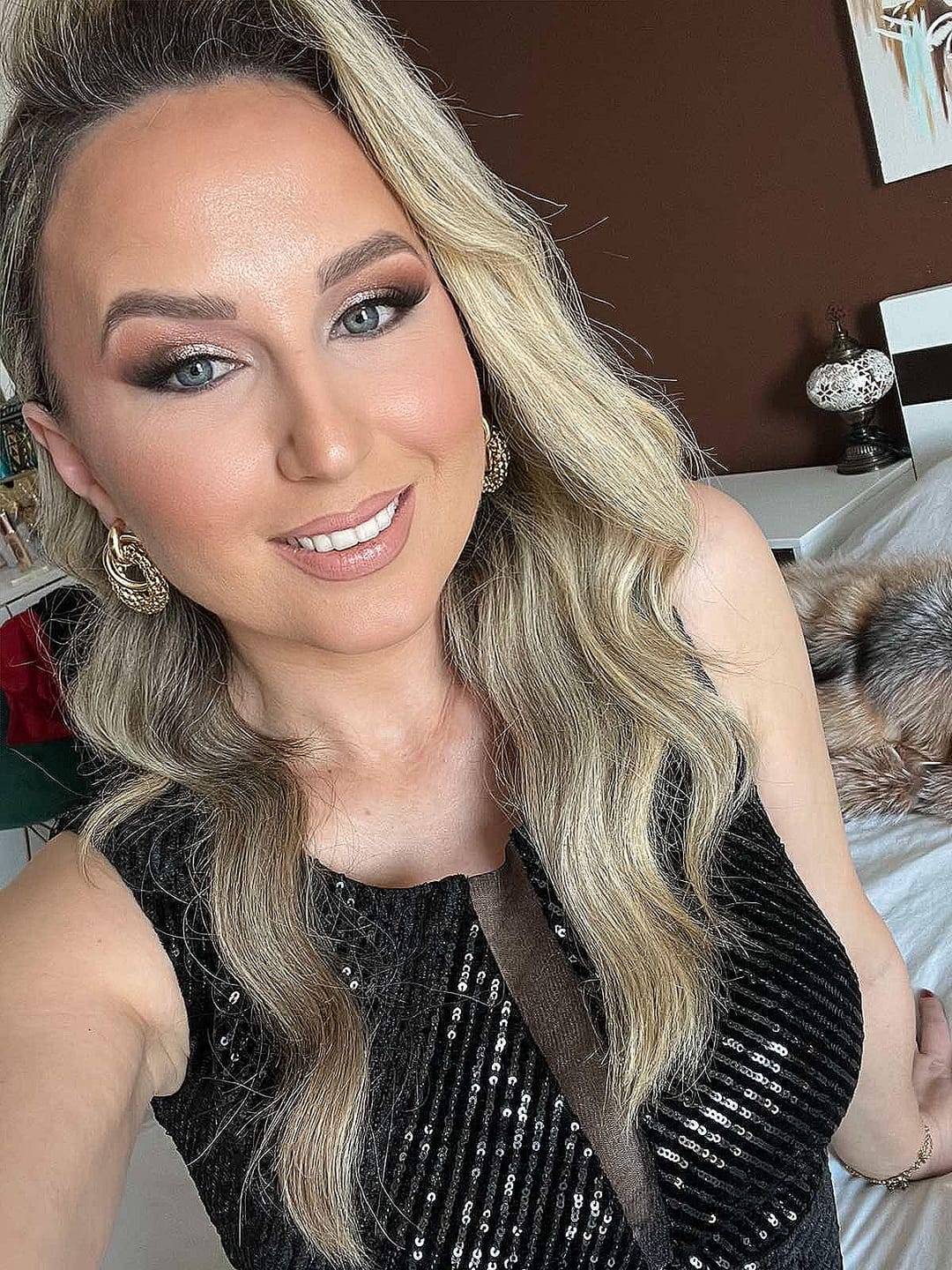 Customer photo review of P.Louise Babyccino Clear Eyebrow Gel