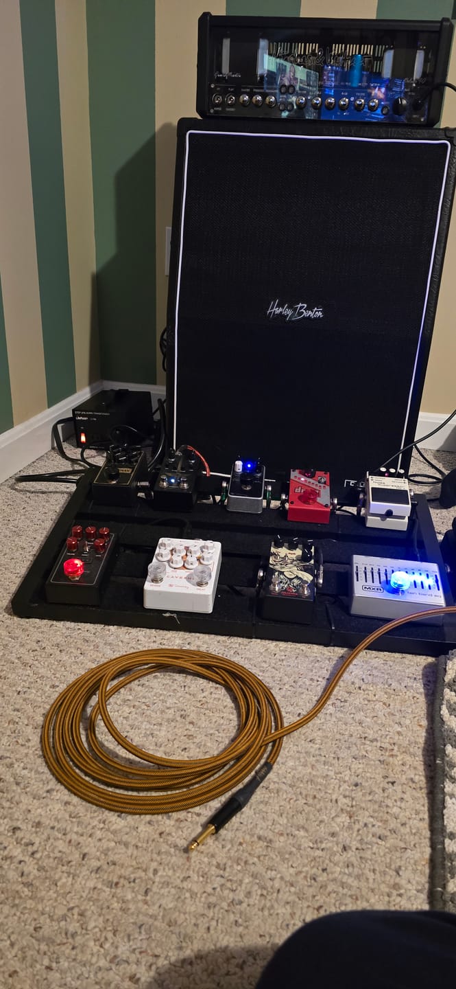Customer photo review of The Elite Instrument Cable - Black Pumpkin Brutal Edition