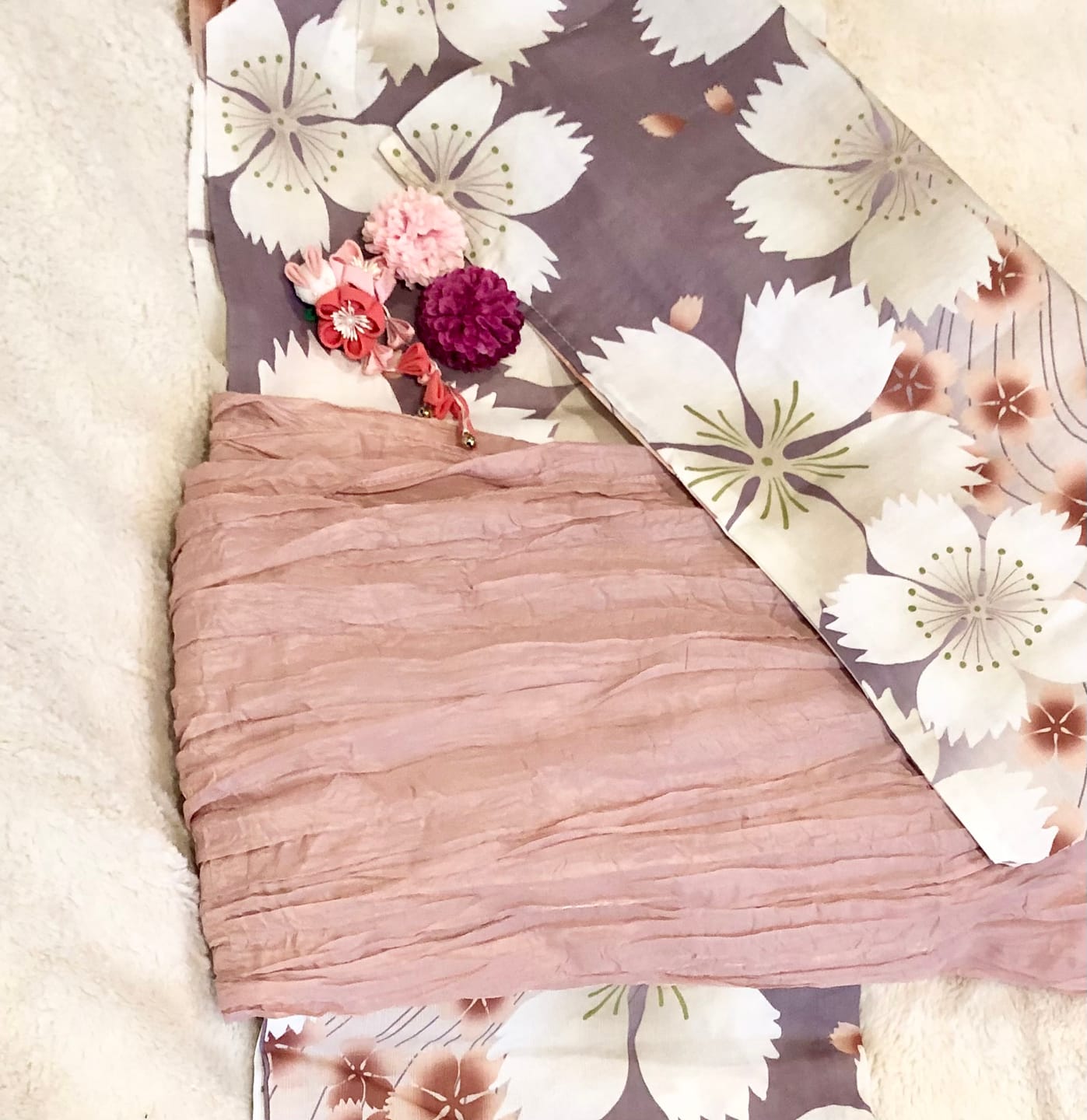 Customer photo review of Heko Obi Belt - Rose Pink
