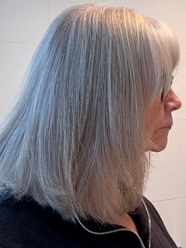 Customer photo review of Ethan Thomas Black shampoo & mask duo