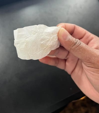 Customer photo review of Deep Cleansing Pore Strips