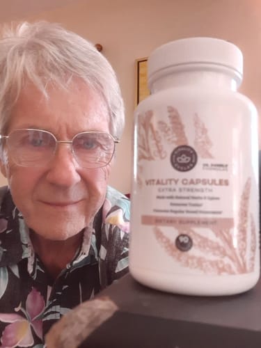 Customer photo review of Extra Strength Vitality Capsules