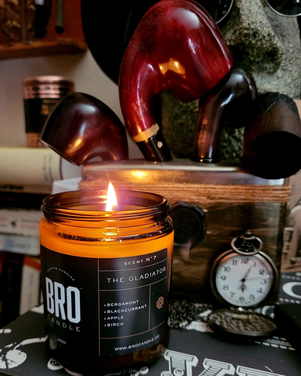 Customer photo review of The Gladiator Candle