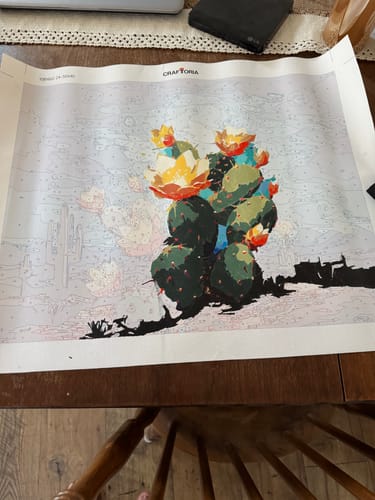 Customer photo review of Starry Cactus Bloom