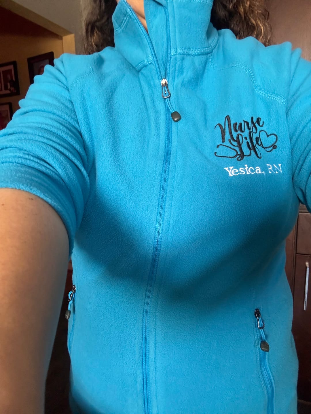 Customer photo review of Closeout Colors | Eddie Bauer® Ladies Full-Zip Microfleece Full Zip
