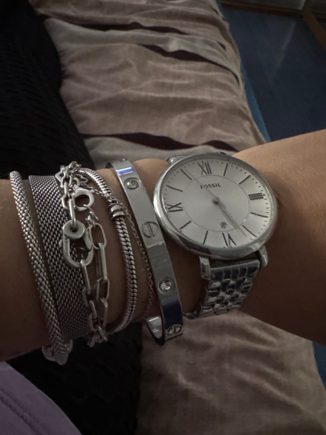 Customer photo review of Bratara Love - Argintiu