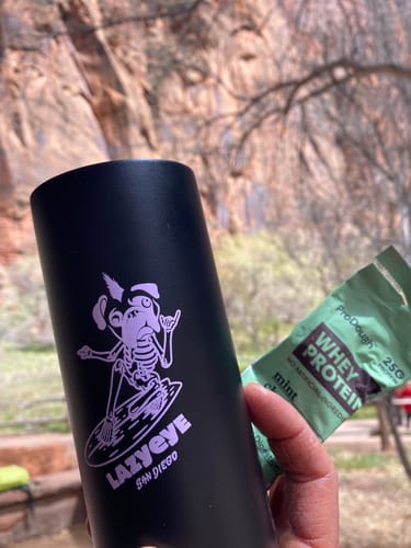 Customer photo review of Whey Protein Powder - Single Serving Sample Stick Packs