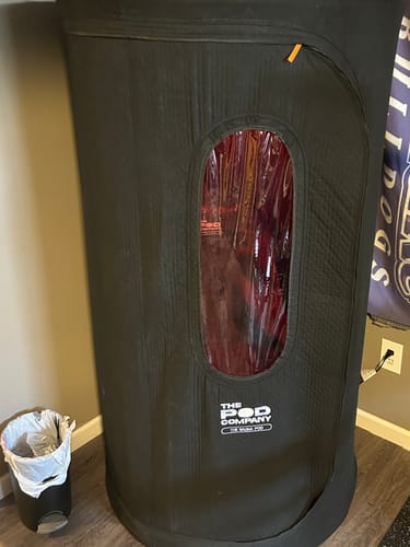 Customer photo review of The Sauna Pod