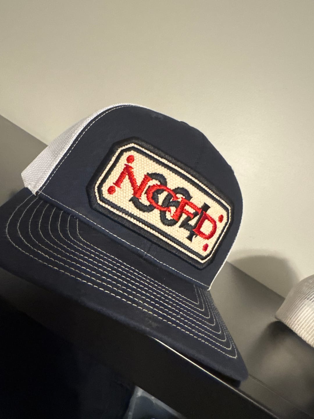 Customer photo review of SNAPBACK HOSE HAT WITH CUSTOM BACK OF HAT