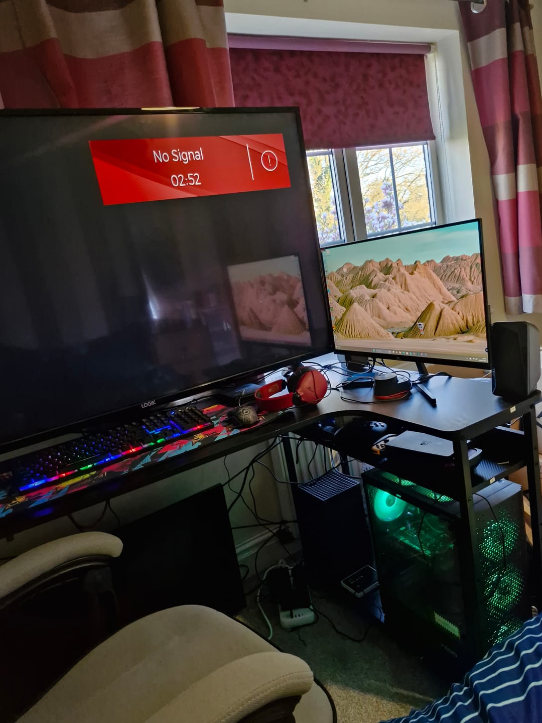 Customer photo review of Titan Gaming PC Bundle - AMD Ryzen 5 5500 16GB NVIDIA GEFORCE RTX 3050 6GB t6-ms101