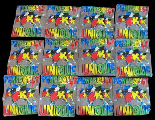 Customer photo review of Custom DTF Transfer By Size