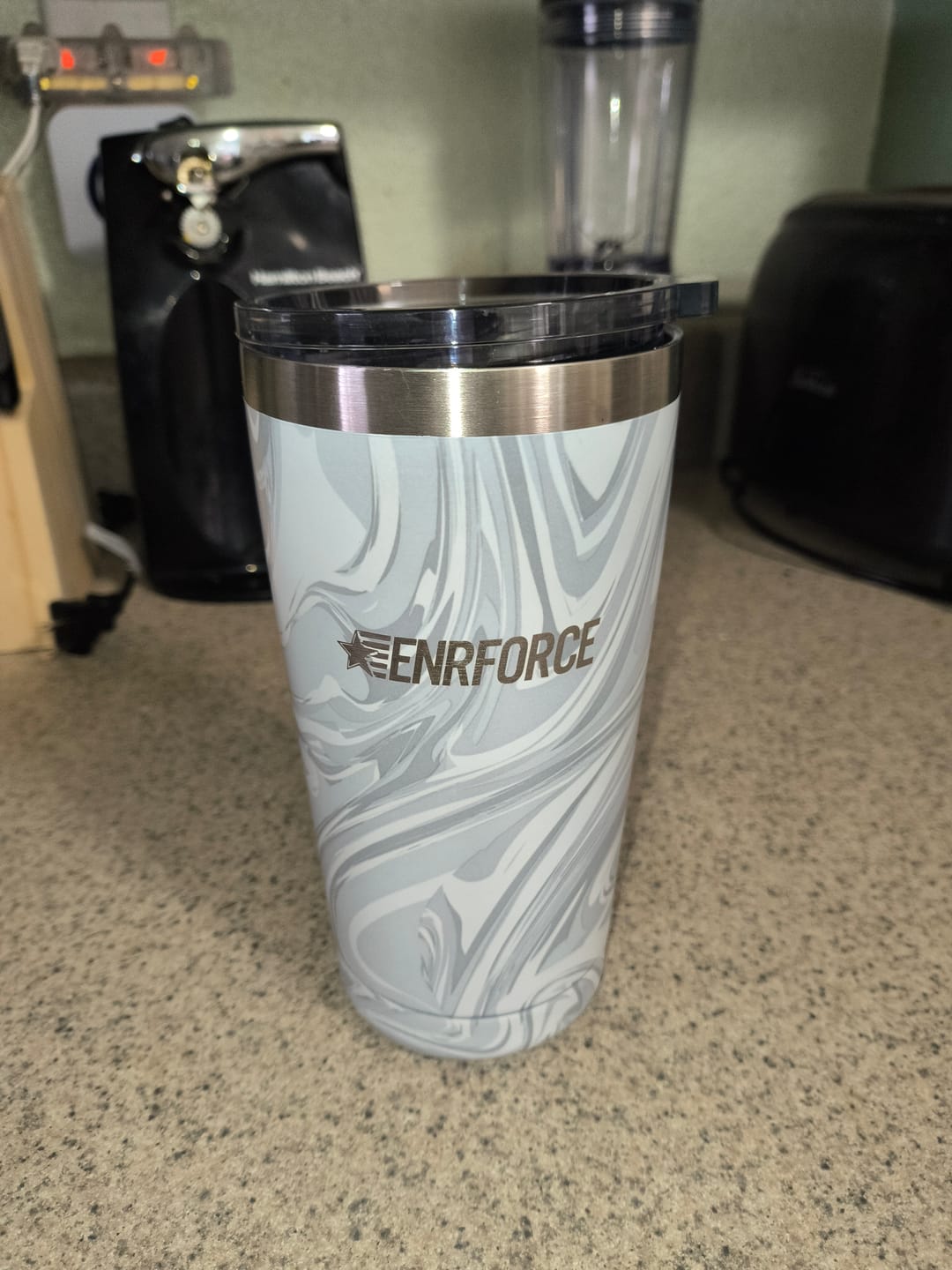 Customer photo review of 20 OZ Soft Matte Tumbler