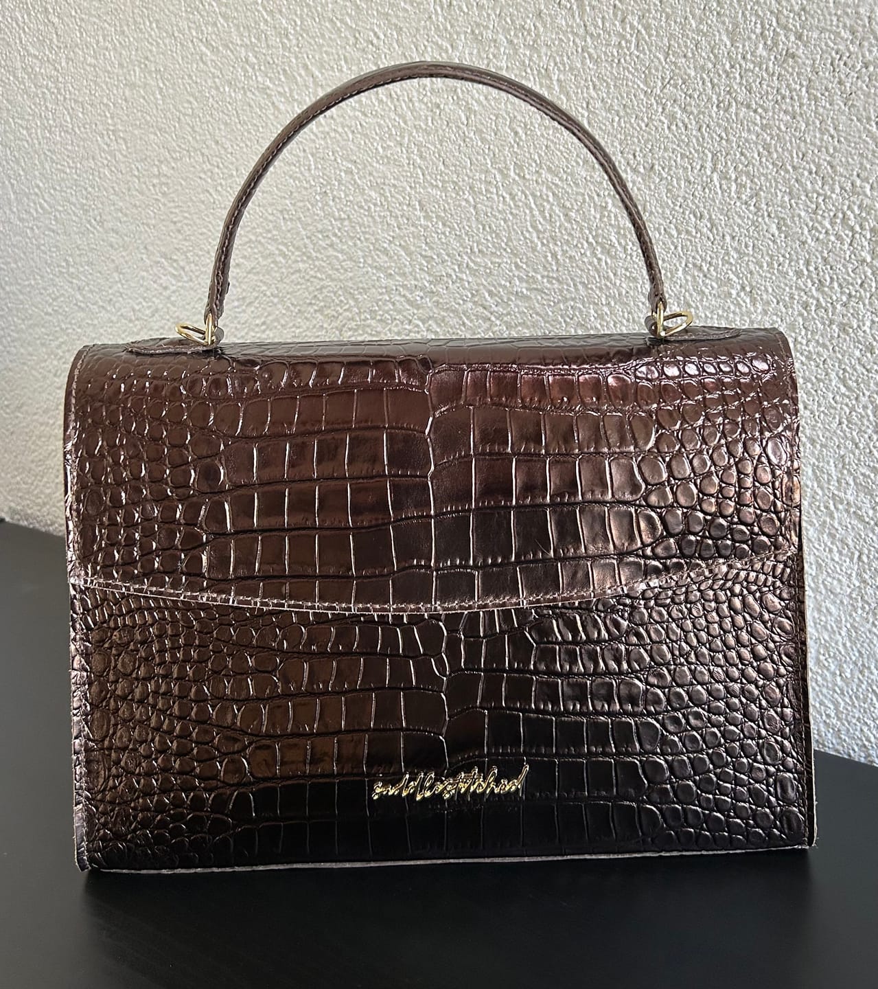 Customer photo review of DIY-Box: The Business Bag *Runde Klappe*