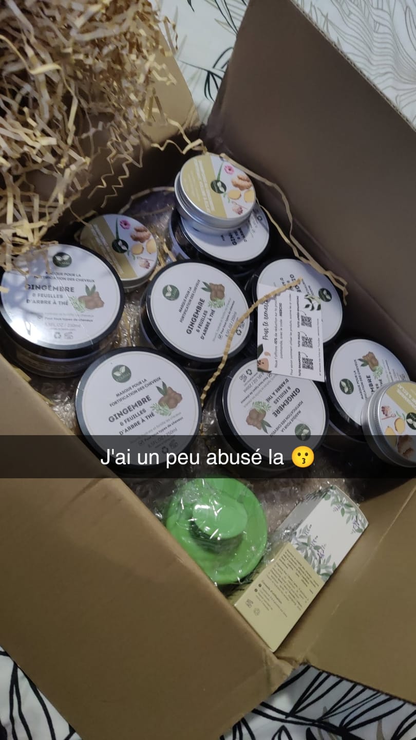 Customer photo review of Shampoing Solide Gingembre Anti chute & Pousse de cheveux - ECLAMA