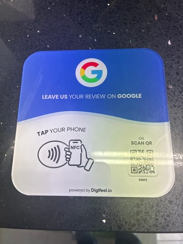 Customer photo review of Google Reviews - Plate