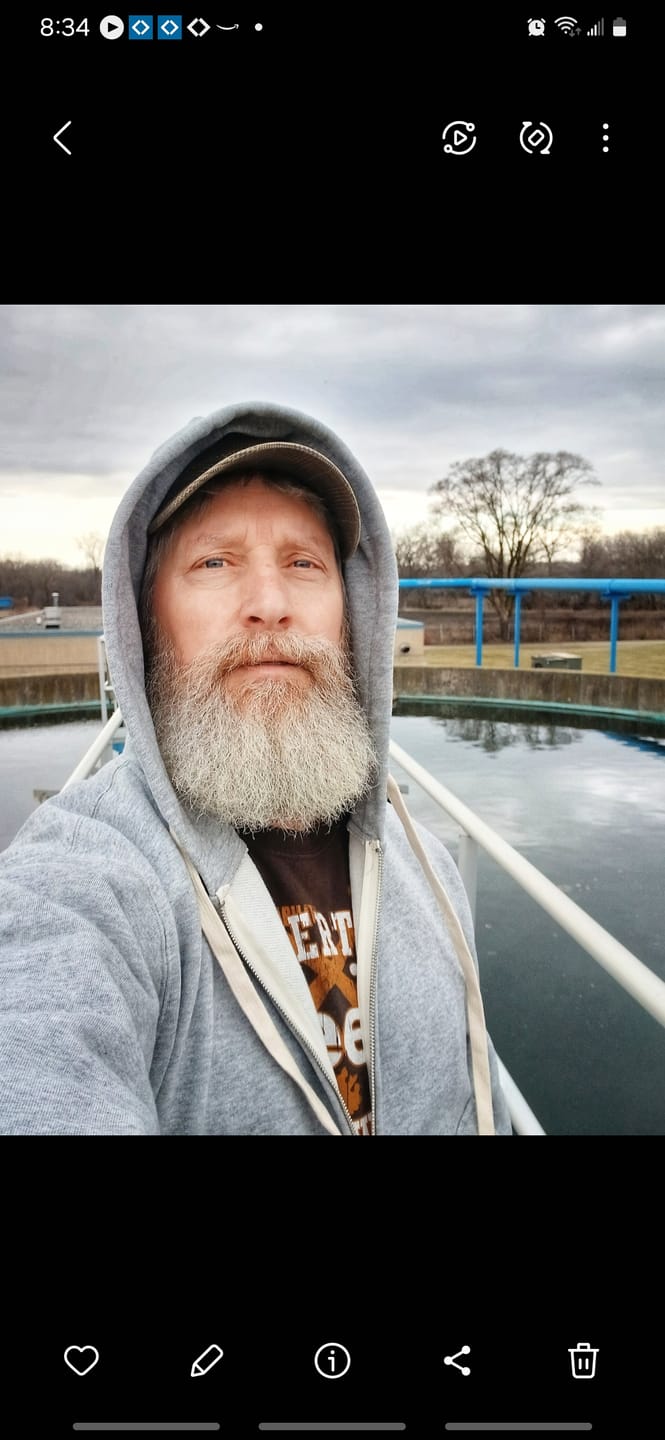 Customer photo review of 17.5 oz Terry Cloth Full-Zip Hoodie - Gray