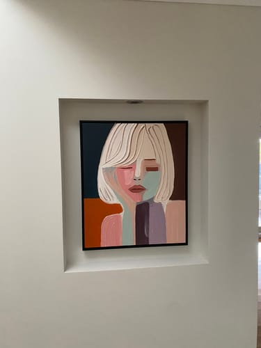 Customer review photo for Plaster Art Texture Painting #SG256