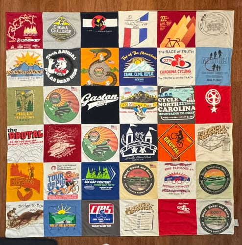 Customer photo review of Premium T Shirt Quilt