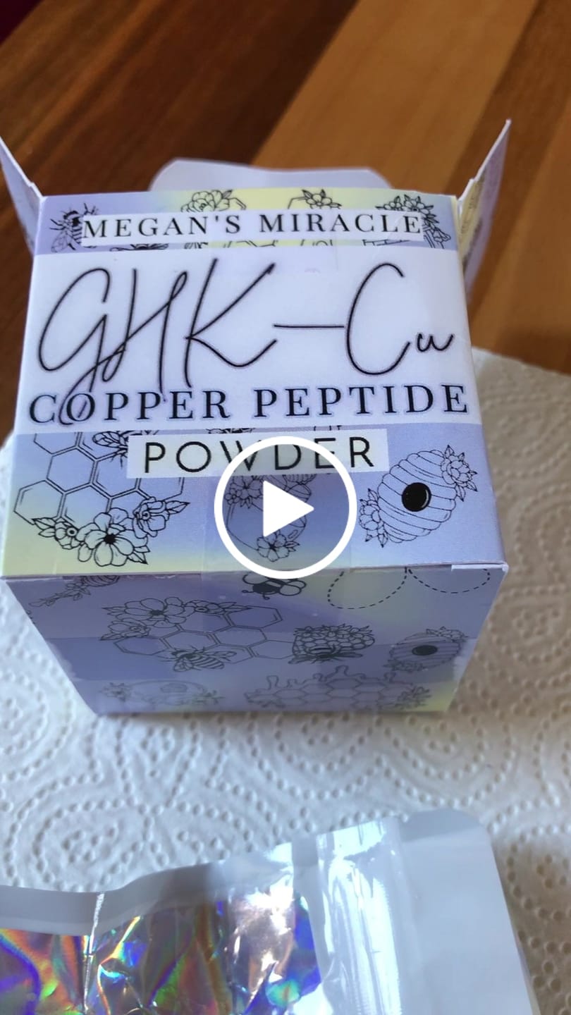 Customer video review of GHK-Cu Copper Peptide Powder